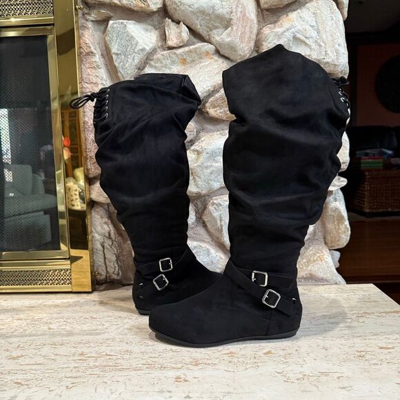 Torrid women’s plus over the knee corset boots extra wide width size 11 - Picture 1 of 15